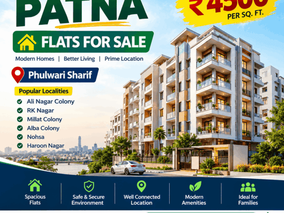 Flats in Patna Buy 2 BHK & 3 BHK Apartments in Patna