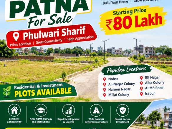 Plots in Patna For Sale Phulwari Sharif Starting Price 80Lakh